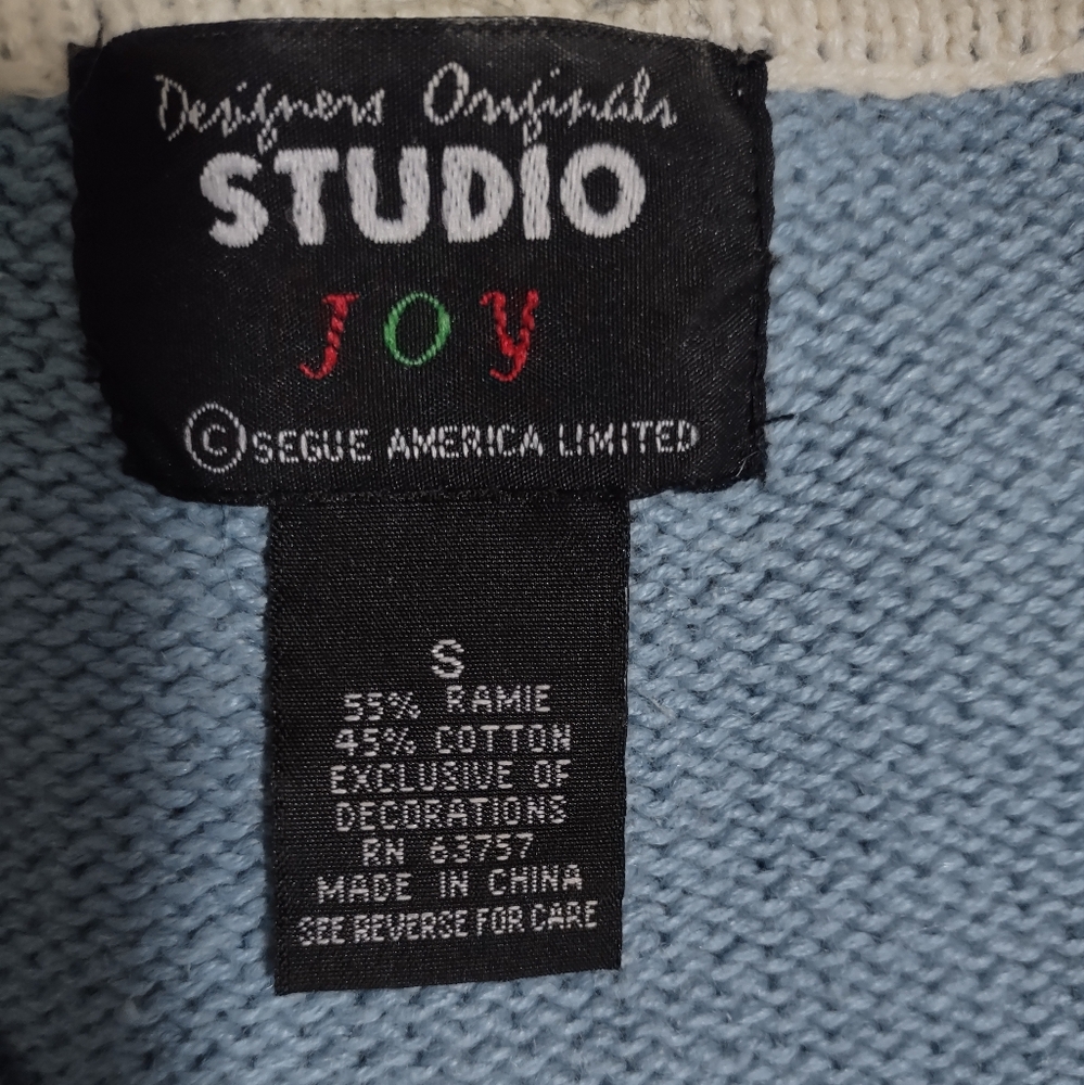 Coastal Christmas Santa Sweater. Size Small. - Picture 6 of 8